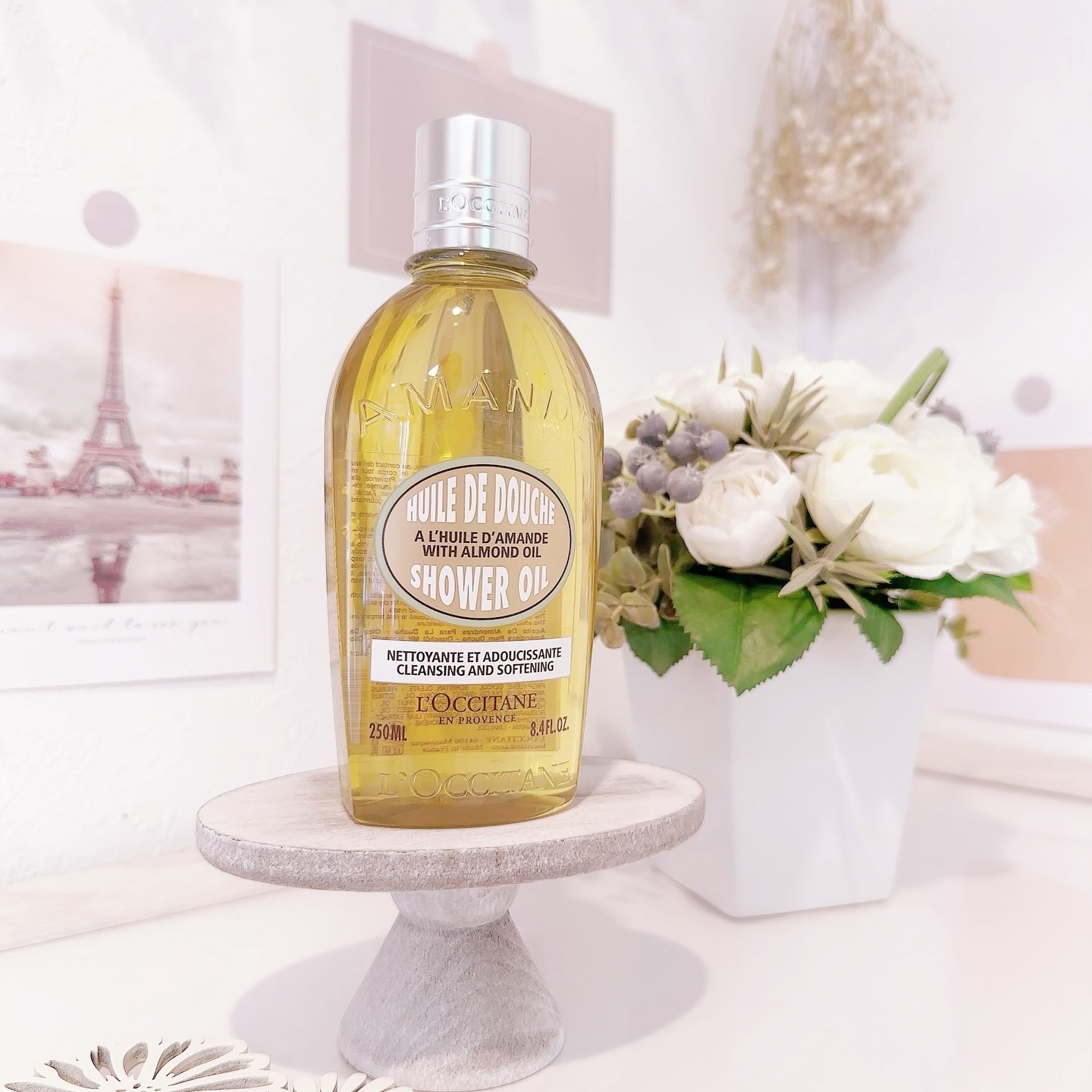 アーモンド モイスチャライジングシャワーオイル/L'OCCITANE/ボディソープを使ったクチコミ（1枚目）