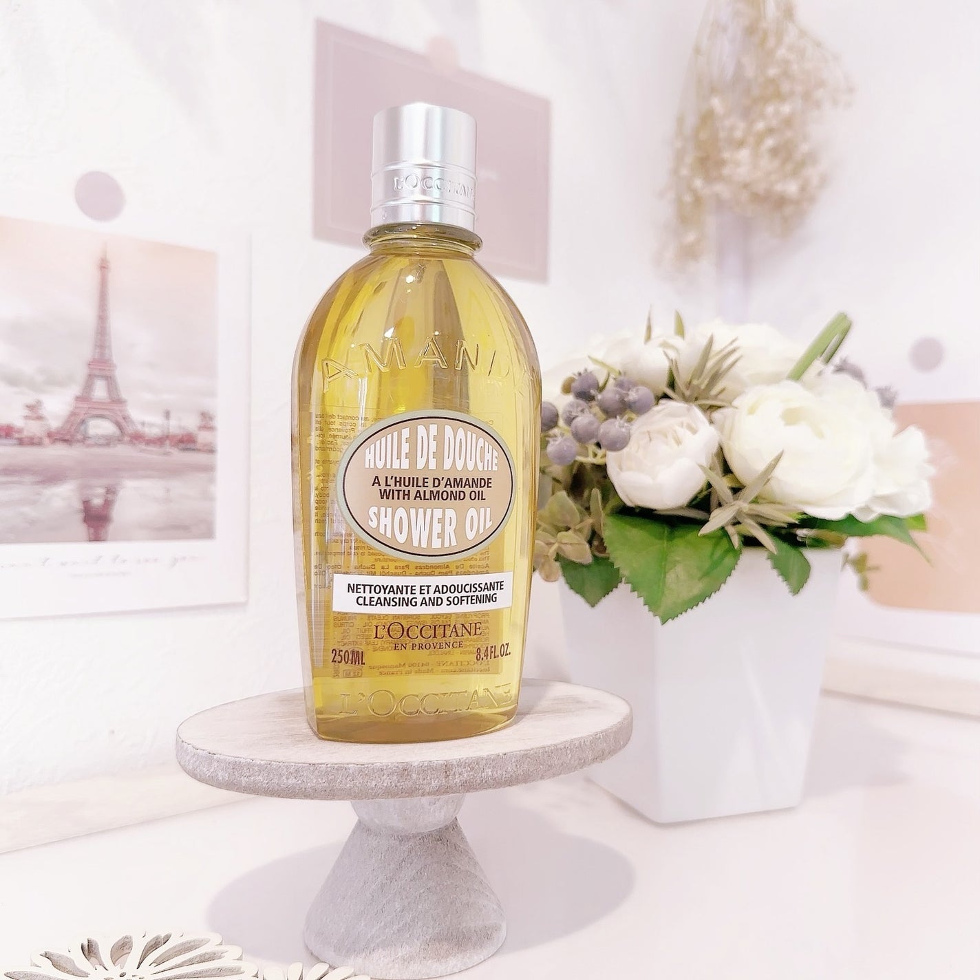 アーモンド モイスチャライジングシャワーオイル/L'OCCITANE/ボディソープを使ったクチコミ(1枚目)