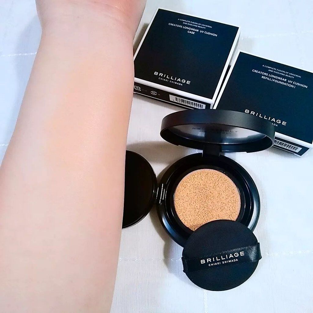 クリエイターズ ロングウェア UV クッション/ブリリアージュ/クッションファンデーションを使ったクチコミ(4枚目)