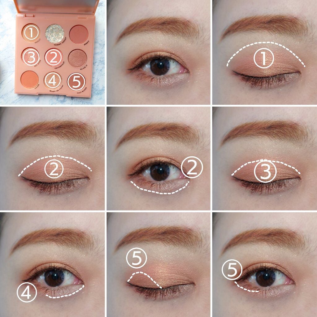 Eye Palette-Baby Got Peach /ColourPop/アイシャドウパレットを使ったクチコミ(4枚目)