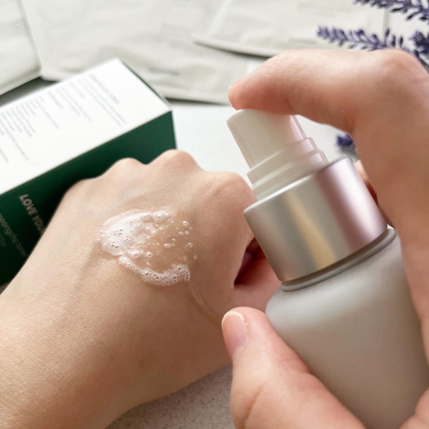 ドクダミトナー　さわやか/Heynature/ミスト状化粧水を使ったクチコミ（3枚目）