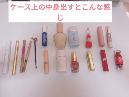 3段式クリアーケース/DAISO/その他化粧小物を使ったクチコミ(4枚目)