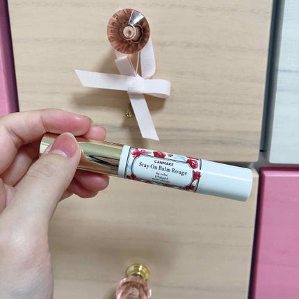 ステイオンバームルージュ/キャンメイク/口紅を使ったクチコミ(2枚目)