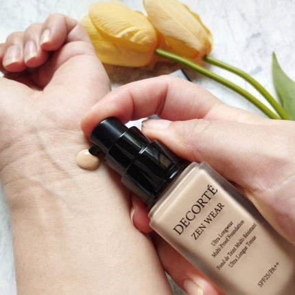 ゼン ウェア フルイド/DECORTÉ/リキッドファンデーションを使ったクチコミ(3枚目)