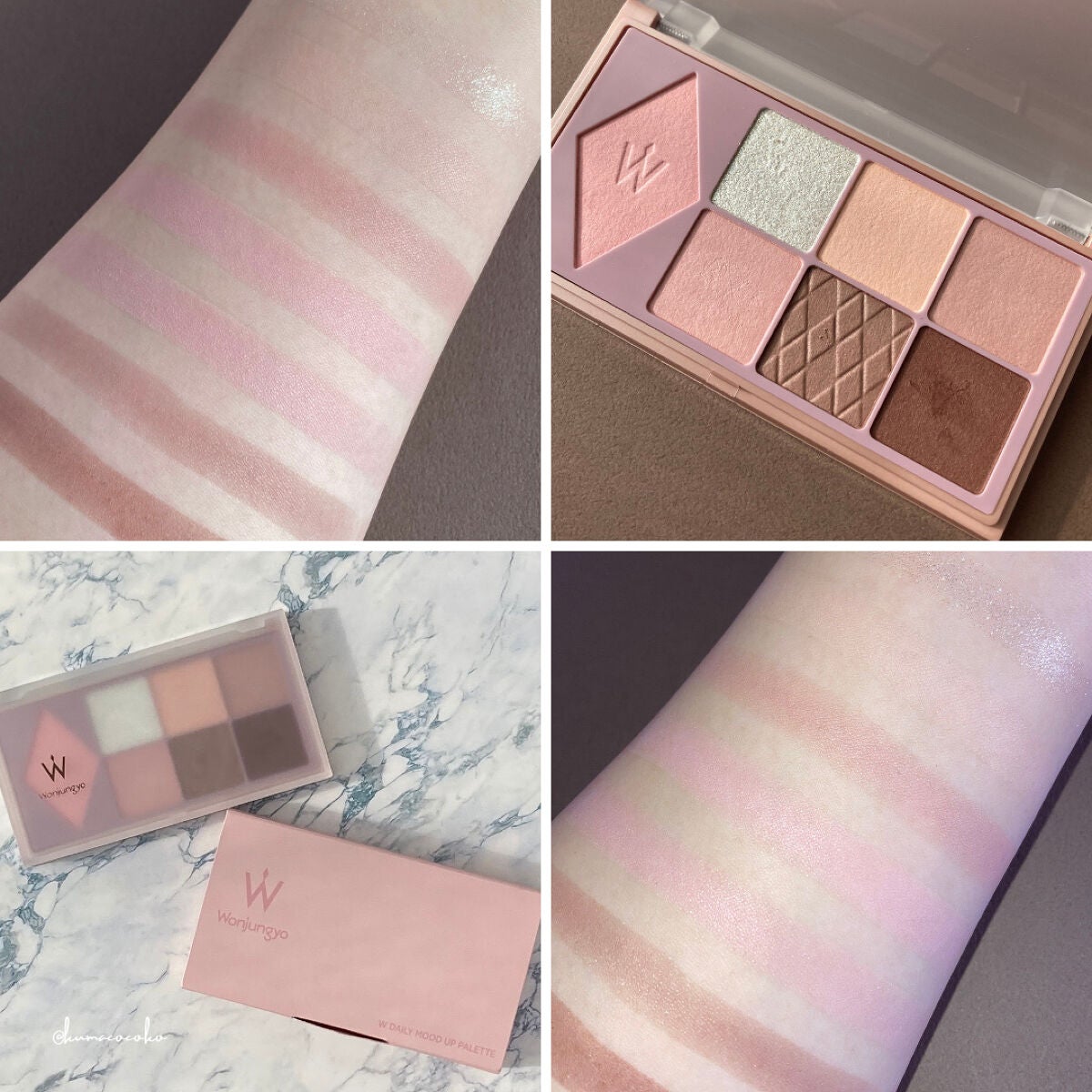 ウォンジョンヨ W デイリームードアップパレット /Wonjungyo/アイシャドウパレットを使ったクチコミ(1枚目)