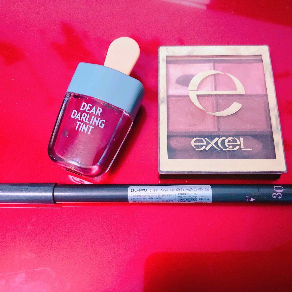 ディアダーリン ウォータージェルティント （アイスティント）/ETUDE/口紅を使ったクチコミ（2枚目）