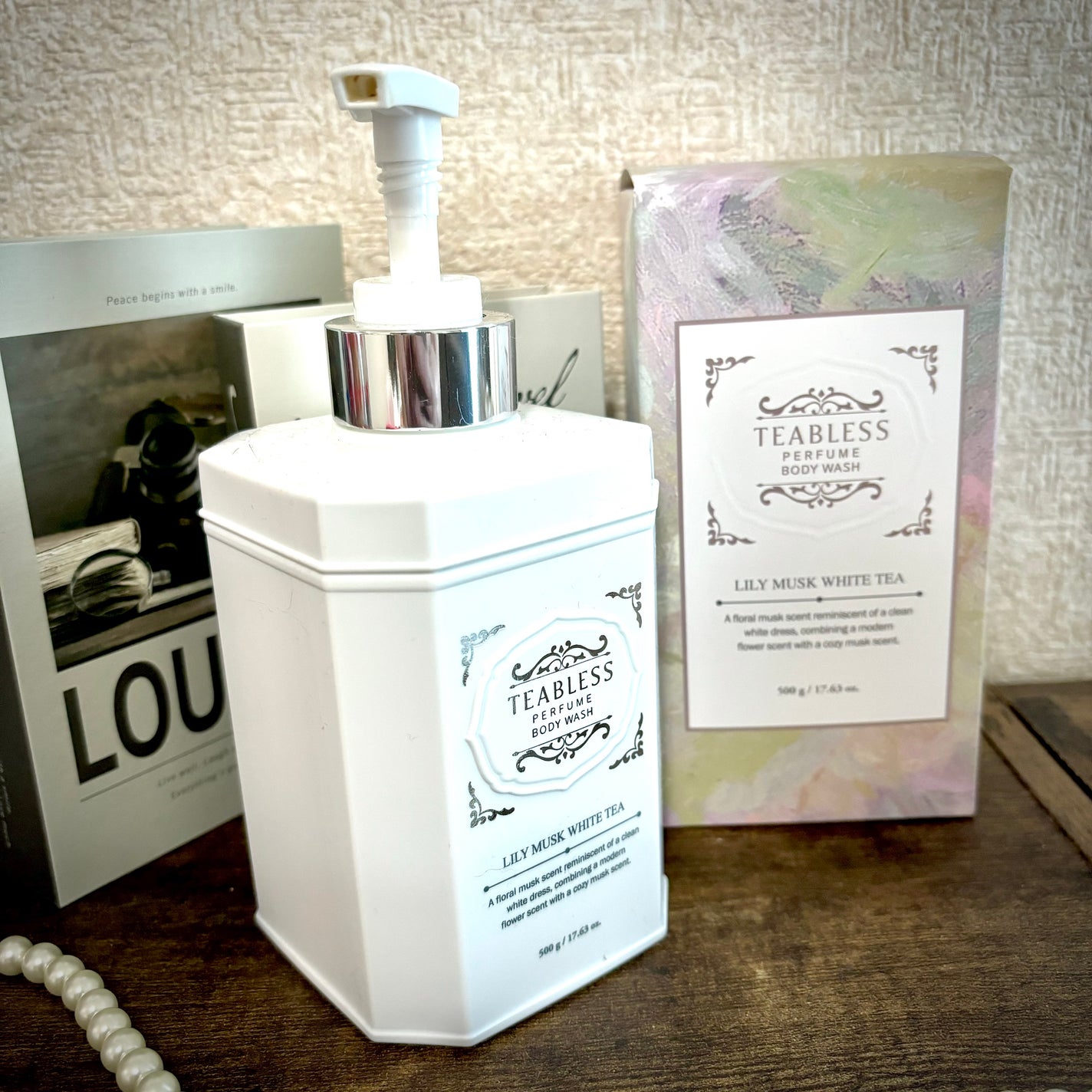 パフュームボディウォッシュ リリームスクホワイトティー/TEABLESS/ボディソープを使ったクチコミ(3枚目)