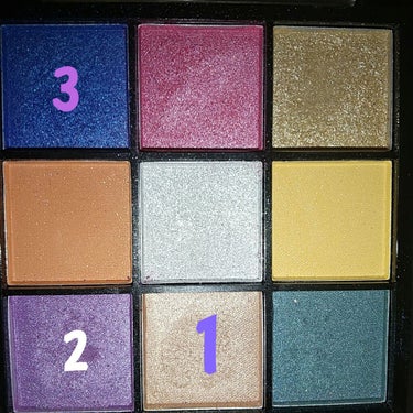 UR GLAM　BLOOMING EYE COLOR PALETTE/U R GLAM/パウダーアイシャドウを使ったクチコミ（2枚目）