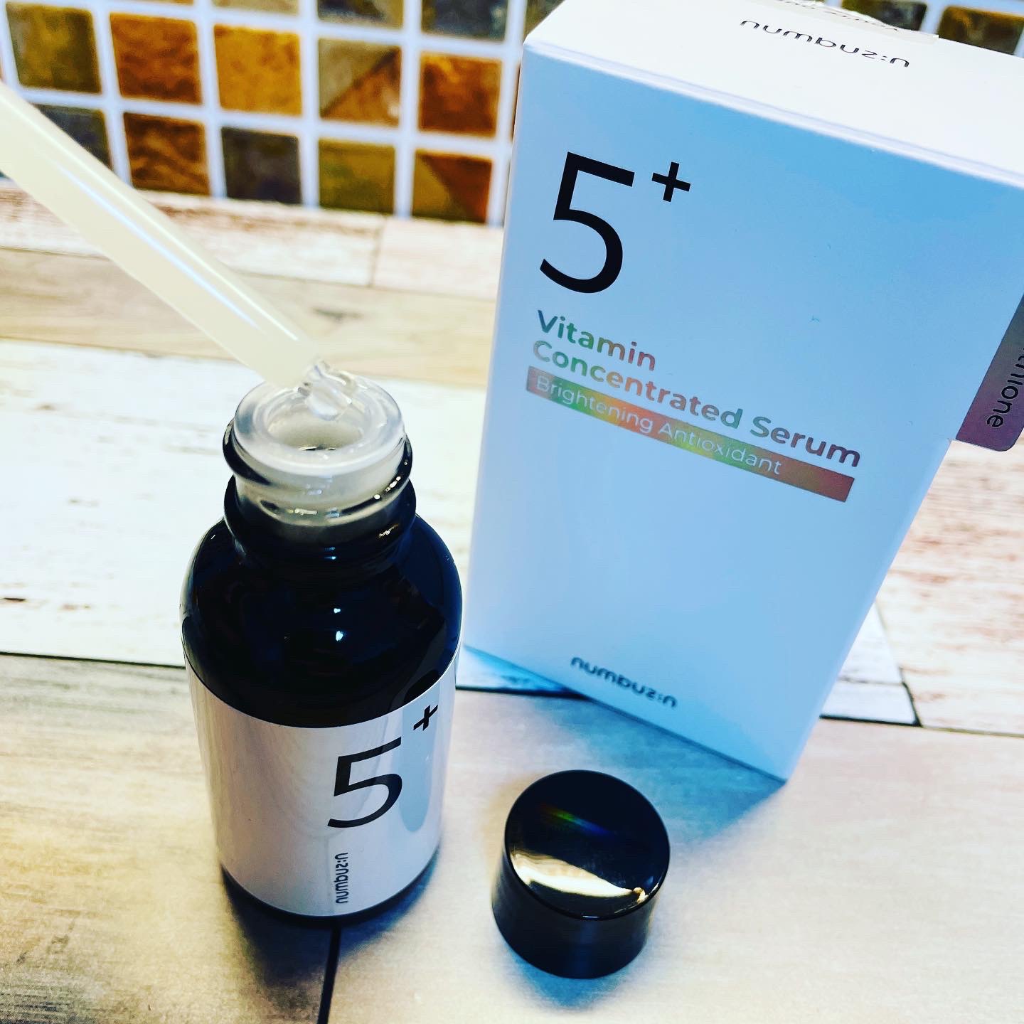 5番 白玉グルタチオンＣ美容液/numbuzin/美容液を使ったクチコミ（2枚目）