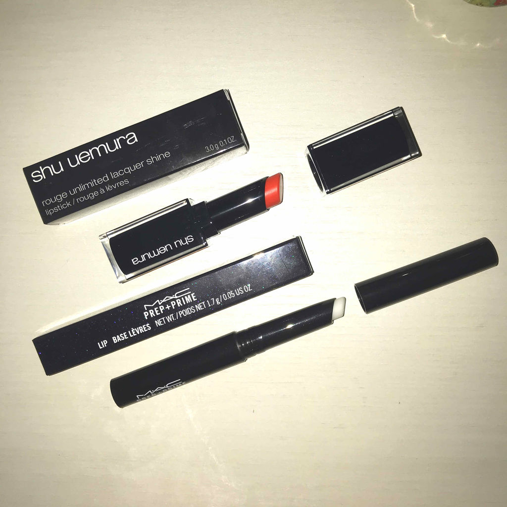 ルージュ アンリミテッド アンプリファイド/shu uemura/口紅を使ったクチコミ（1枚目）