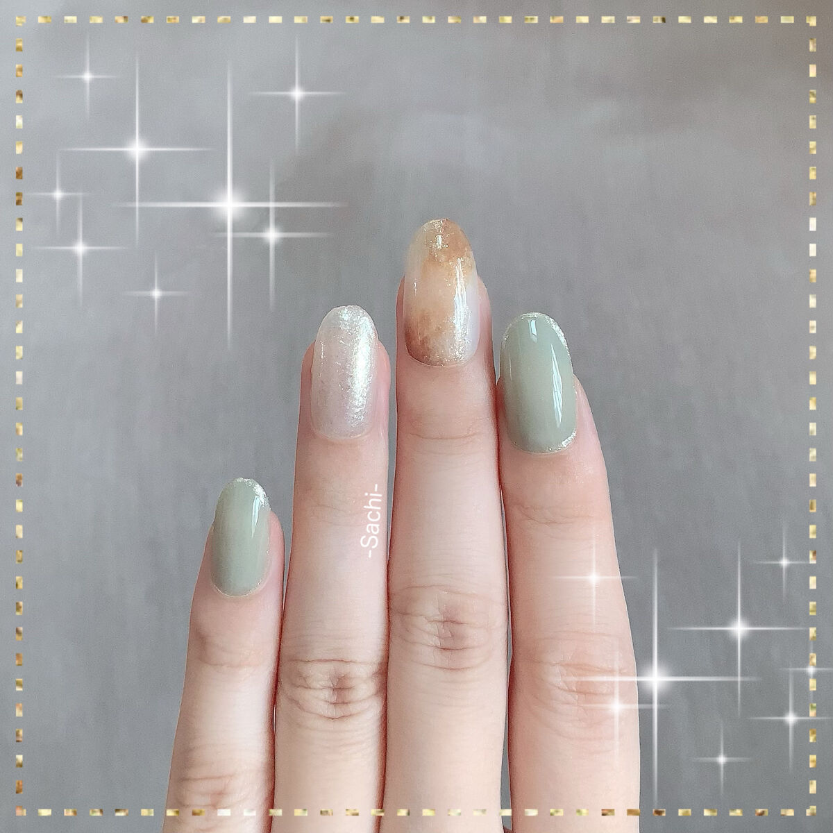 ムードペブルネイル/rom&nd/マニキュアを使ったクチコミ（2枚目）