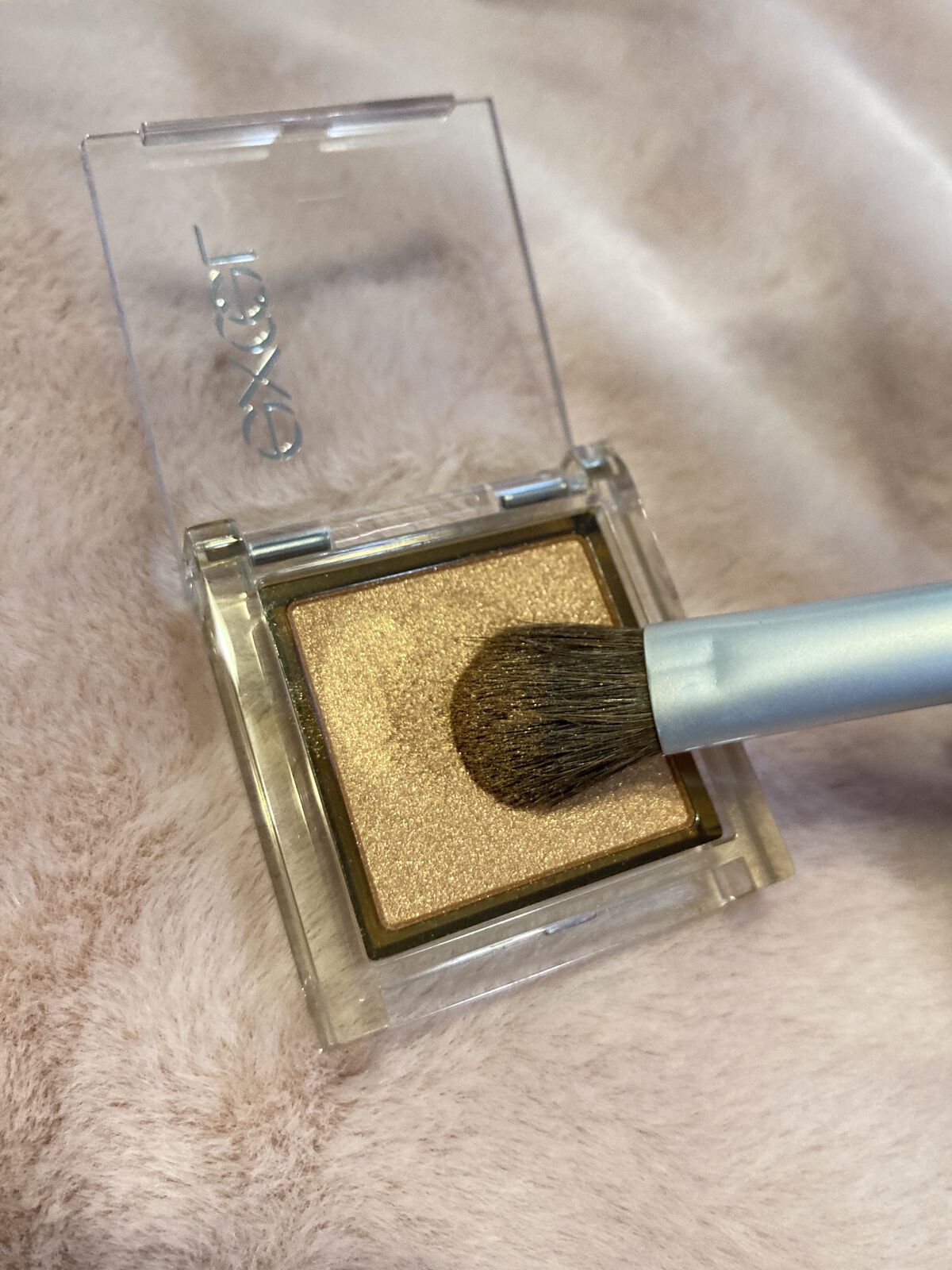 アイプランナー G03 バタースコッチ/excel/単色アイシャドウを使ったクチコミ（2枚目）