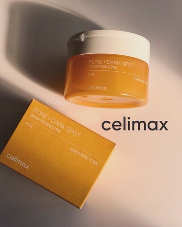 celimax ポアブライトニング シミケア パッドのクチコミ「シミ・毛穴・くすみにアプローチする
ブライトニングパッド✨


celimax | セリマック.....」（1枚目）