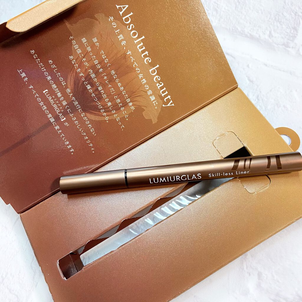 スキルレスライナー/LUMIURGLAS/リキッドアイライナーを使ったクチコミ（3枚目）