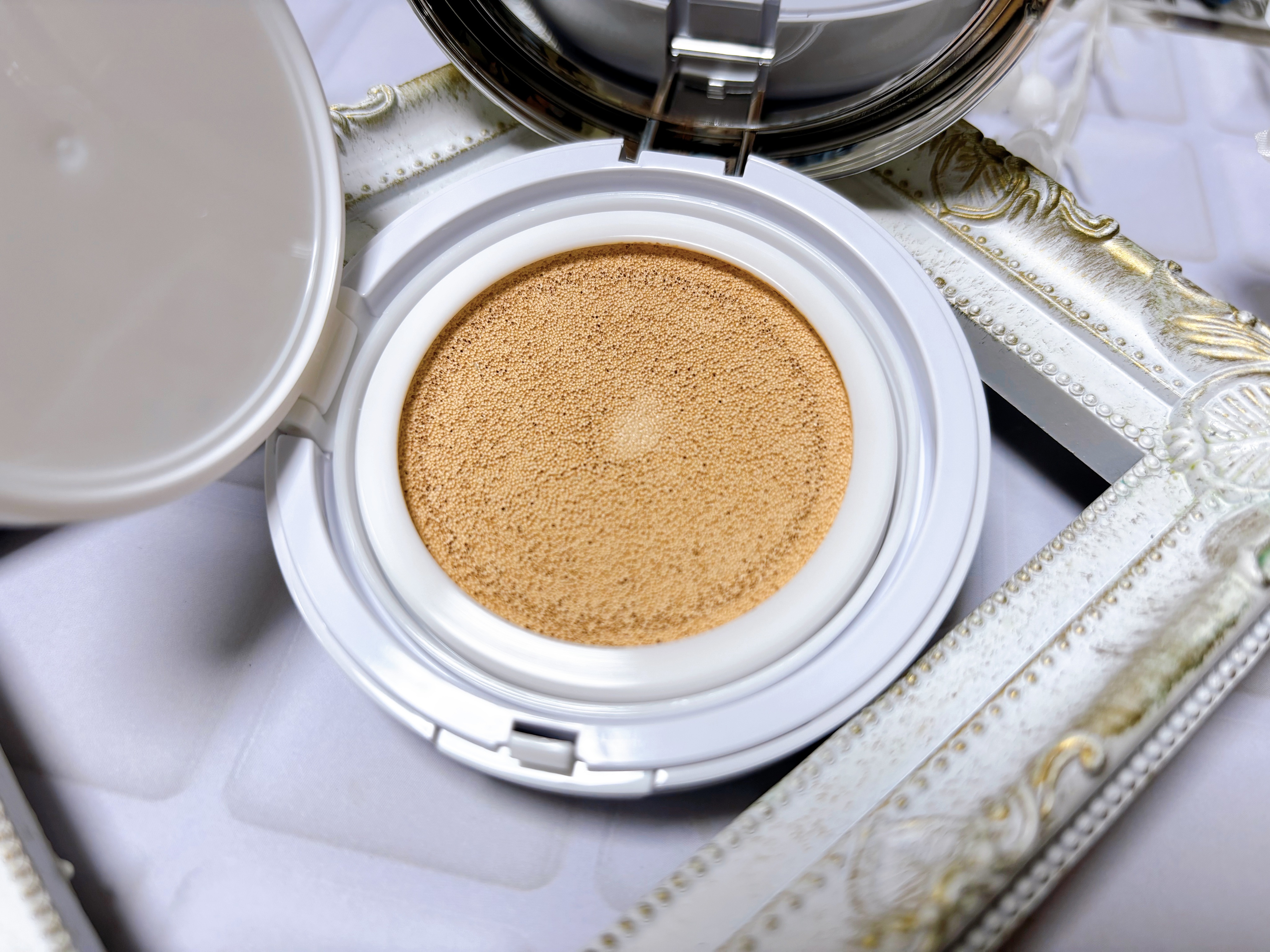 Glow High Cover Cushion/orin/クッションファンデーションを使ったクチコミ（3枚目）