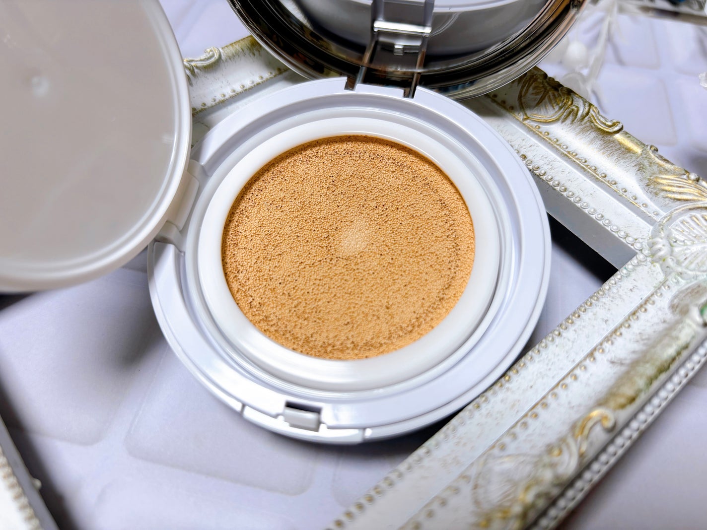 Glow High Cover Cushion/orin/クッションファンデーションを使ったクチコミ(3枚目)