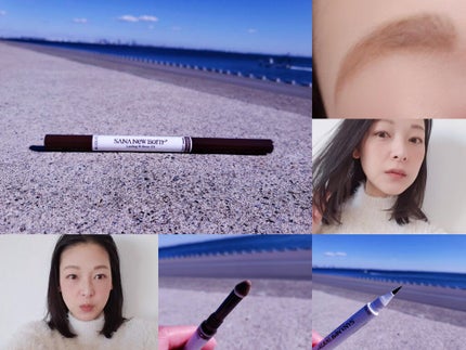 ラスティングWブロウEX N/サナ ニューボーン/リキッドアイブロウを使ったクチコミ(2枚目)