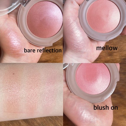 トゥルーディメンショングロウチーク/hince/パウダーチークを使ったクチコミ(3枚目)