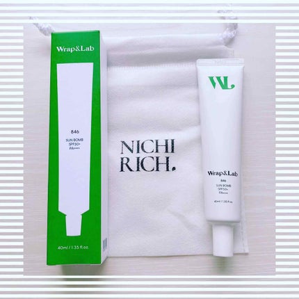 Wrap&Lap 846 SUNBOMB/Wrap&Lap/日焼け止めクリームを使ったクチコミ(1枚目)