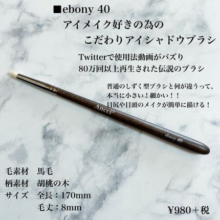 ANC 102S/Ancci brush/メイクブラシを使ったクチコミ(9枚目)