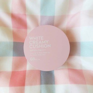 WHITE CREAMY CUSHION(ウユファンデ)/G9SKIN/化粧下地を使ったクチコミ（3枚目）