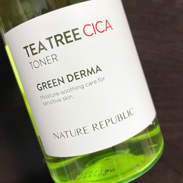 グリーンダーマ ティーツリー シカ トナー/ネイチャーリパブリック/化粧水を使ったクチコミ（2枚目）