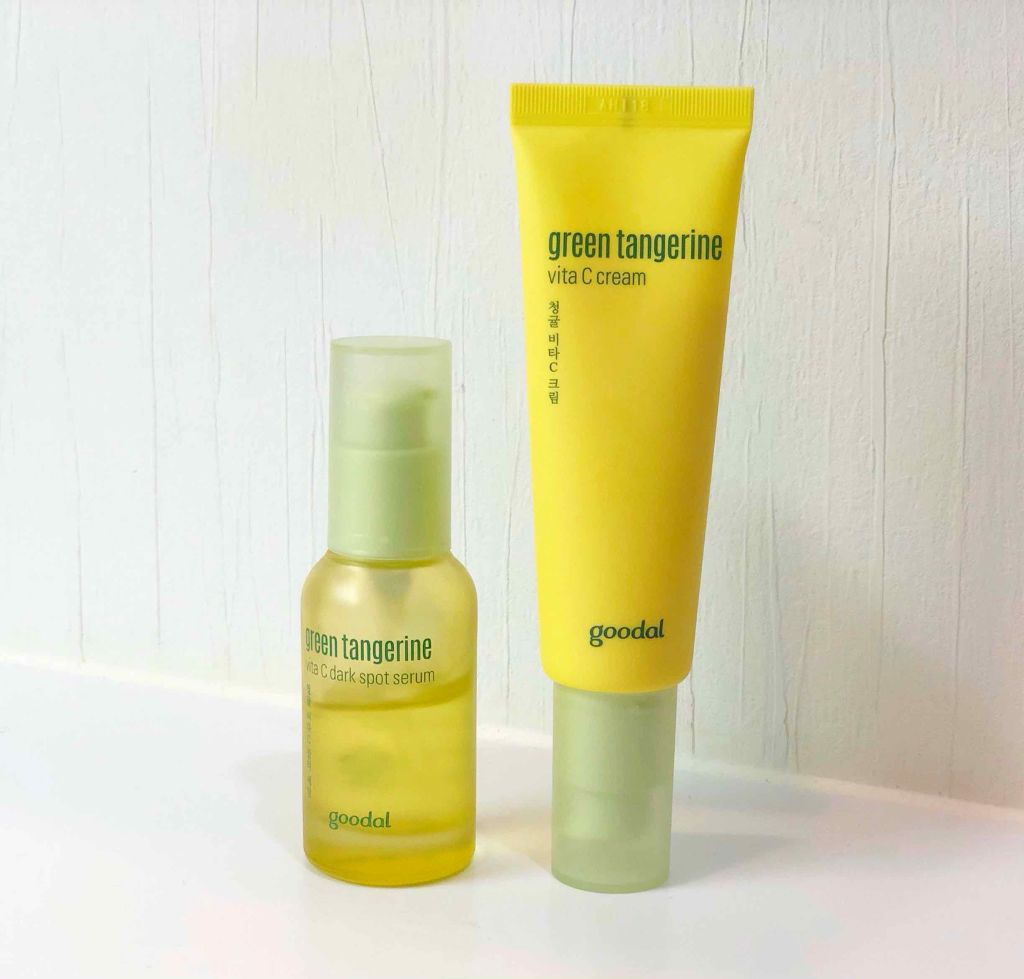 グリーンタンジェリン ビタC ダークスポットケアセラム/goodal/美容液を使ったクチコミ(1枚目)