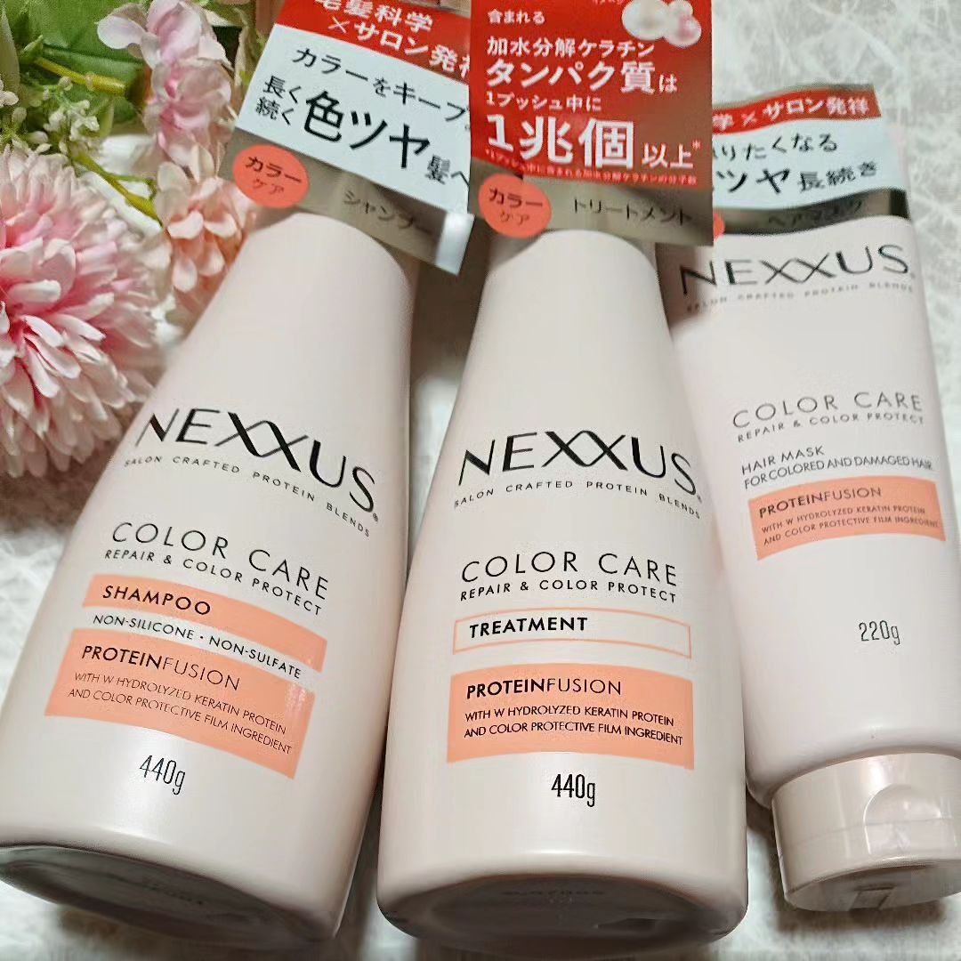 ネクサス リペア＆カラープロテクト シャンプー／トリートメント/NEXXUS(ネクサス)/市販シャンプーを使ったクチコミ（1枚目）
