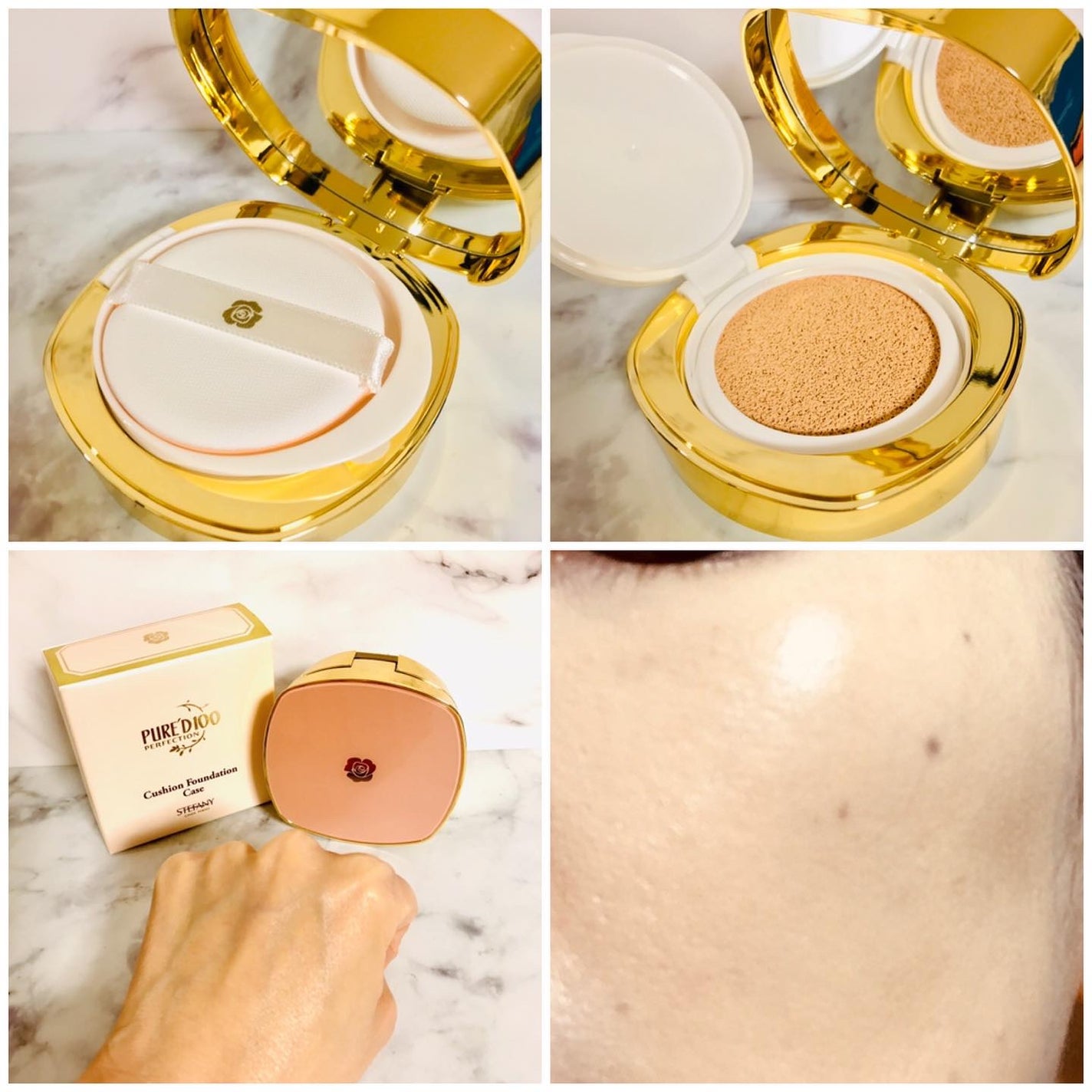 PURE'D100 PERFECTION クッションファンデ/ステファニー/クッションファンデーションを使ったクチコミ(5枚目)