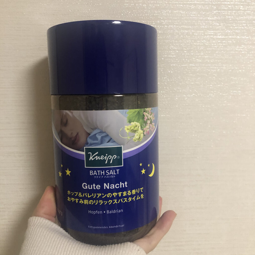 クナイプ グーテナハト バスソルト ホップ＆バレリアンの香り 850g【旧】/クナイプ/無機塩系入浴剤を使ったクチコミ（2枚目）