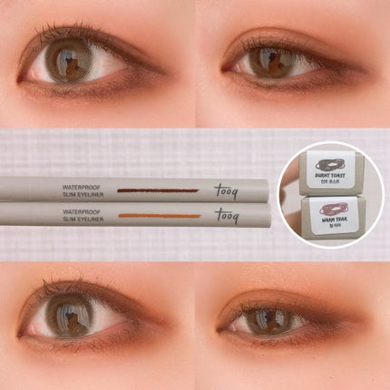 ウォータープルーフ スリム アイライナー/Tooq/ジェルアイライナーを使ったクチコミ(3枚目)