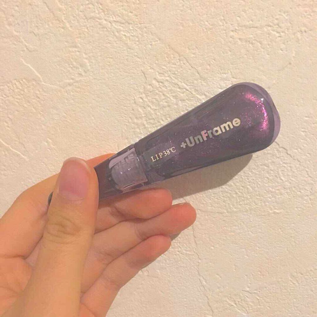 LIP38℃ +UnFrame<ホログラフィック>/UZU BY FLOWFUSHI/リップグロスを使ったクチコミ(1枚目)