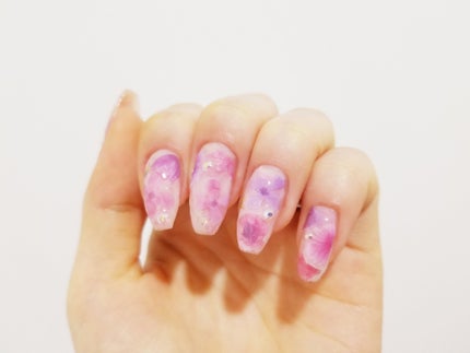 ジェルネイル(ライト対応)/セリア/ジェルネイルを使ったクチコミ(2枚目)