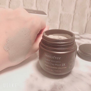 スーパーヴォルカニック　ポア　クレイマスク/innisfree/洗い流すパック・マスクを使ったクチコミ（3枚目）