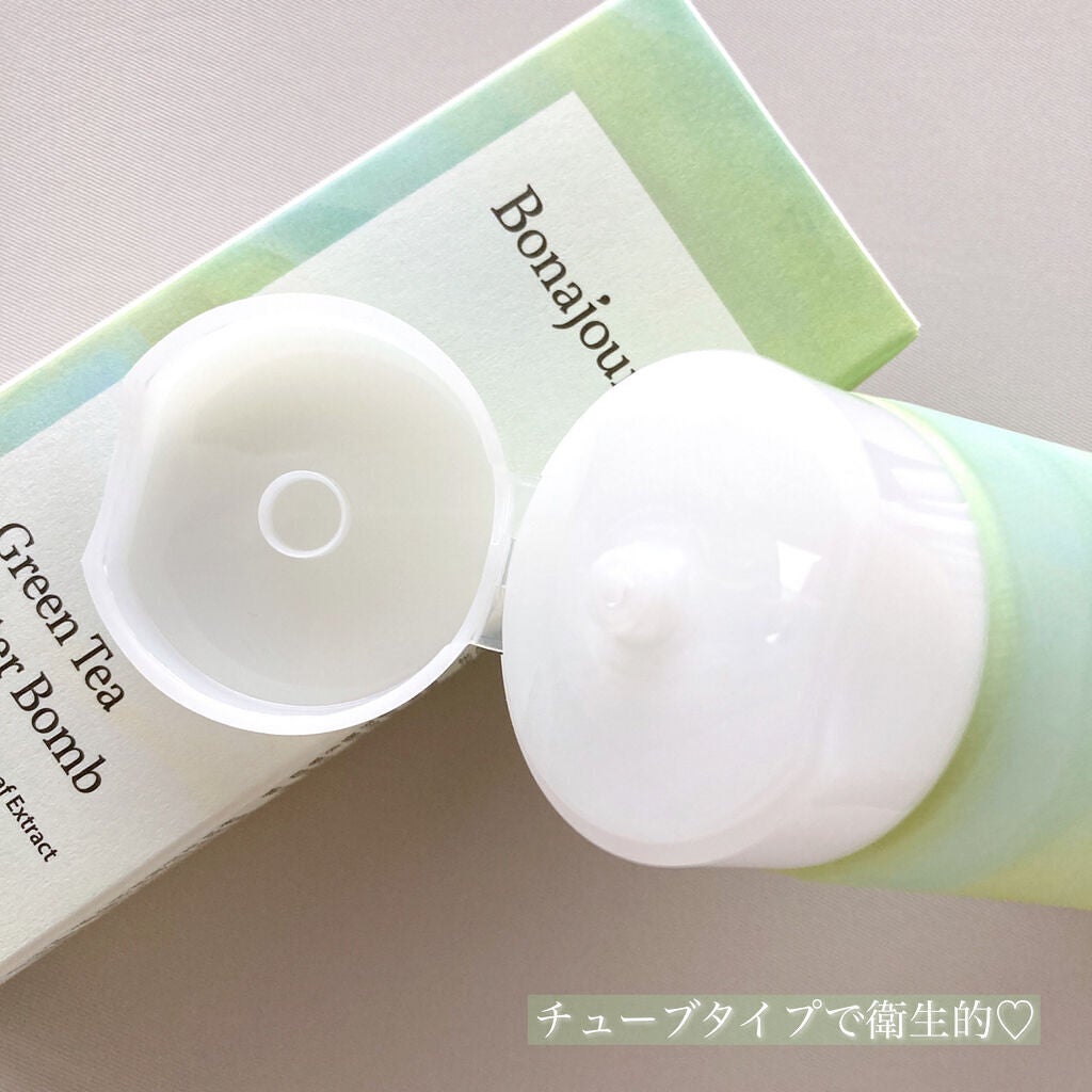 グリーンティーウォーターボム/Bonajour/フェイスクリームを使ったクチコミ(4枚目)