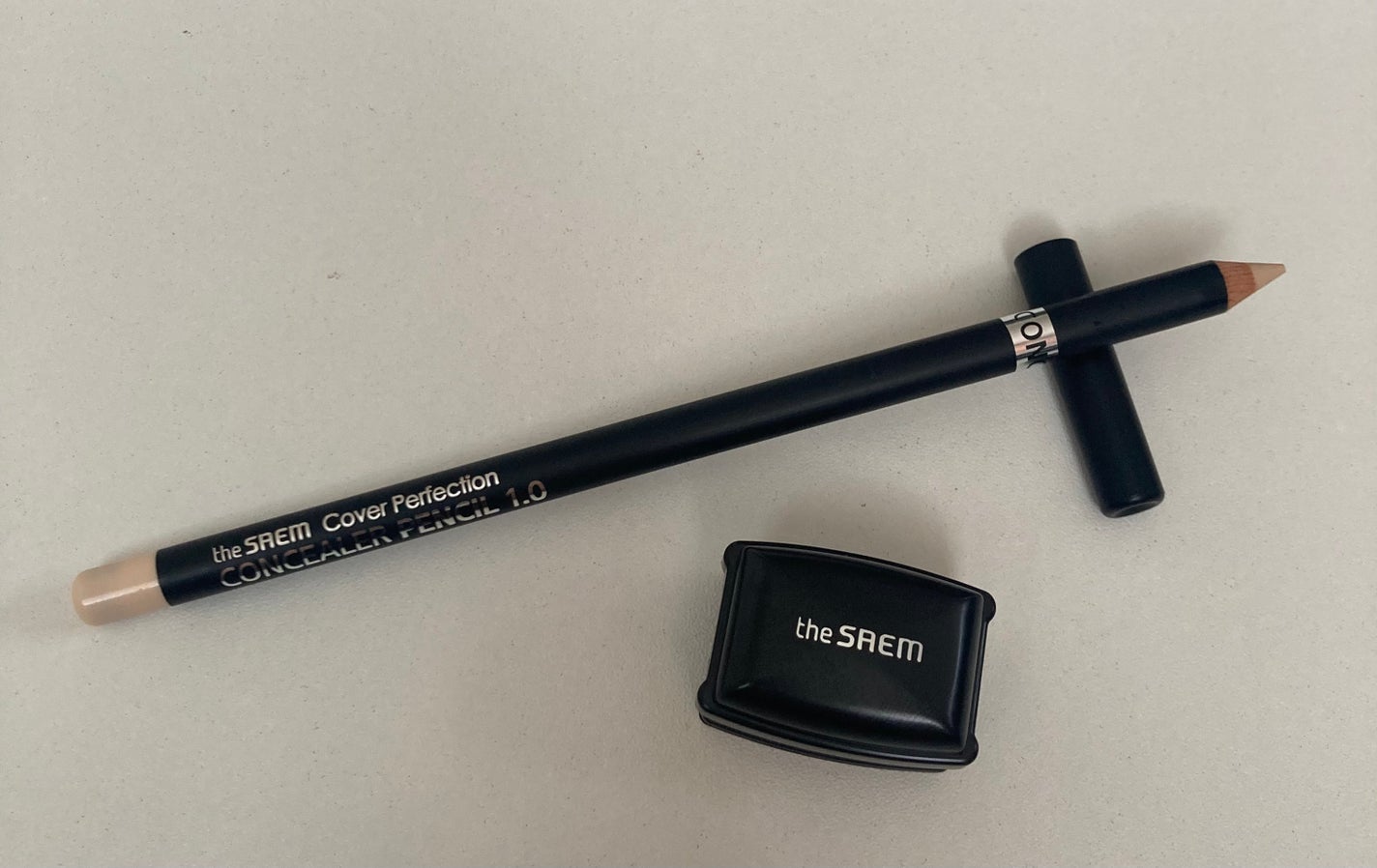 カバーパーフェクション コンシーラー ペンシル/the SAEM/ペンシルコンシーラーを使ったクチコミ(1枚目)