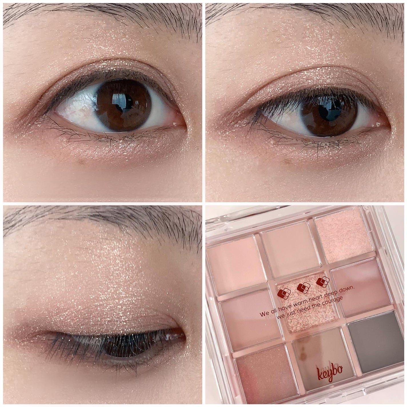 KEYBO FALL IN LOVE SHADOW PALETTE/keybo/アイシャドウパレットを使ったクチコミ(4枚目)