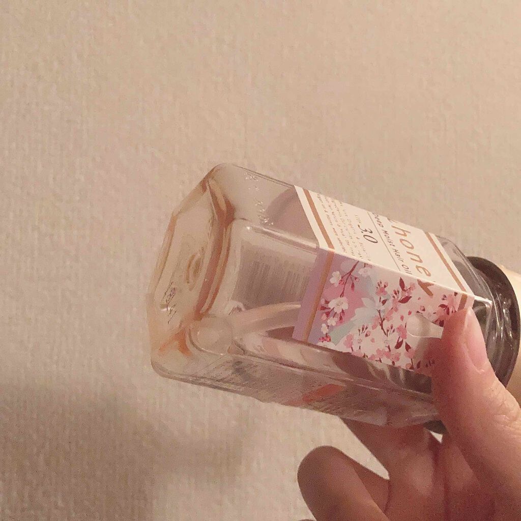 サクラ ディープモイスト ヘアオイル/&honey/ヘアオイルを使ったクチコミ(2枚目)