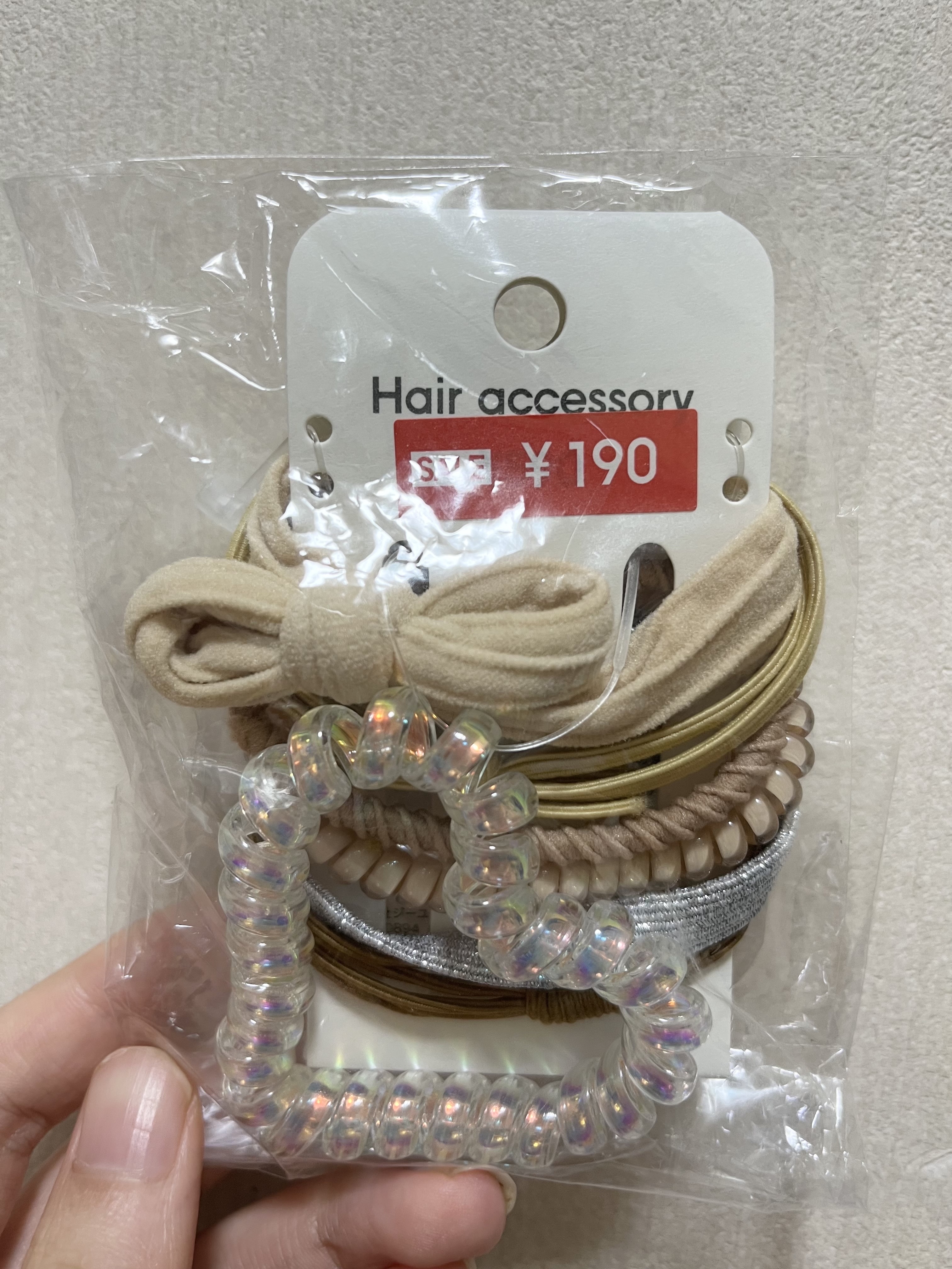 スプリングヘアゴムセット【モチーフ】7P/GU/その他を使ったクチコミ（2枚目）