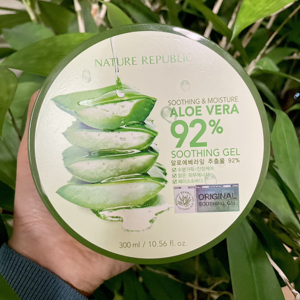 マイルド＆モイスチャーアロエジェル/ネイチャーリパブリック/ボディローションを使ったクチコミ（1枚目）