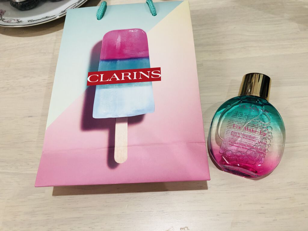 フィックス メイクアップ/CLARINS/ミスト状化粧水を使ったクチコミ（1枚目）