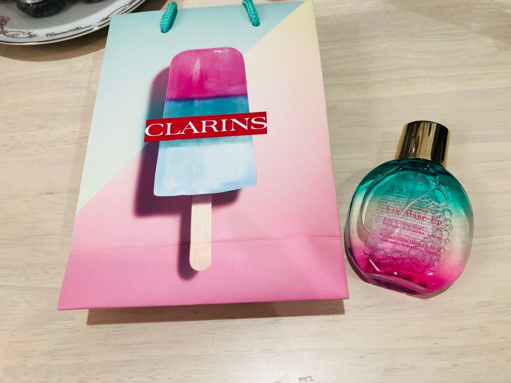 フィックス メイクアップ/CLARINS/ミスト状化粧水を使ったクチコミ(1枚目)