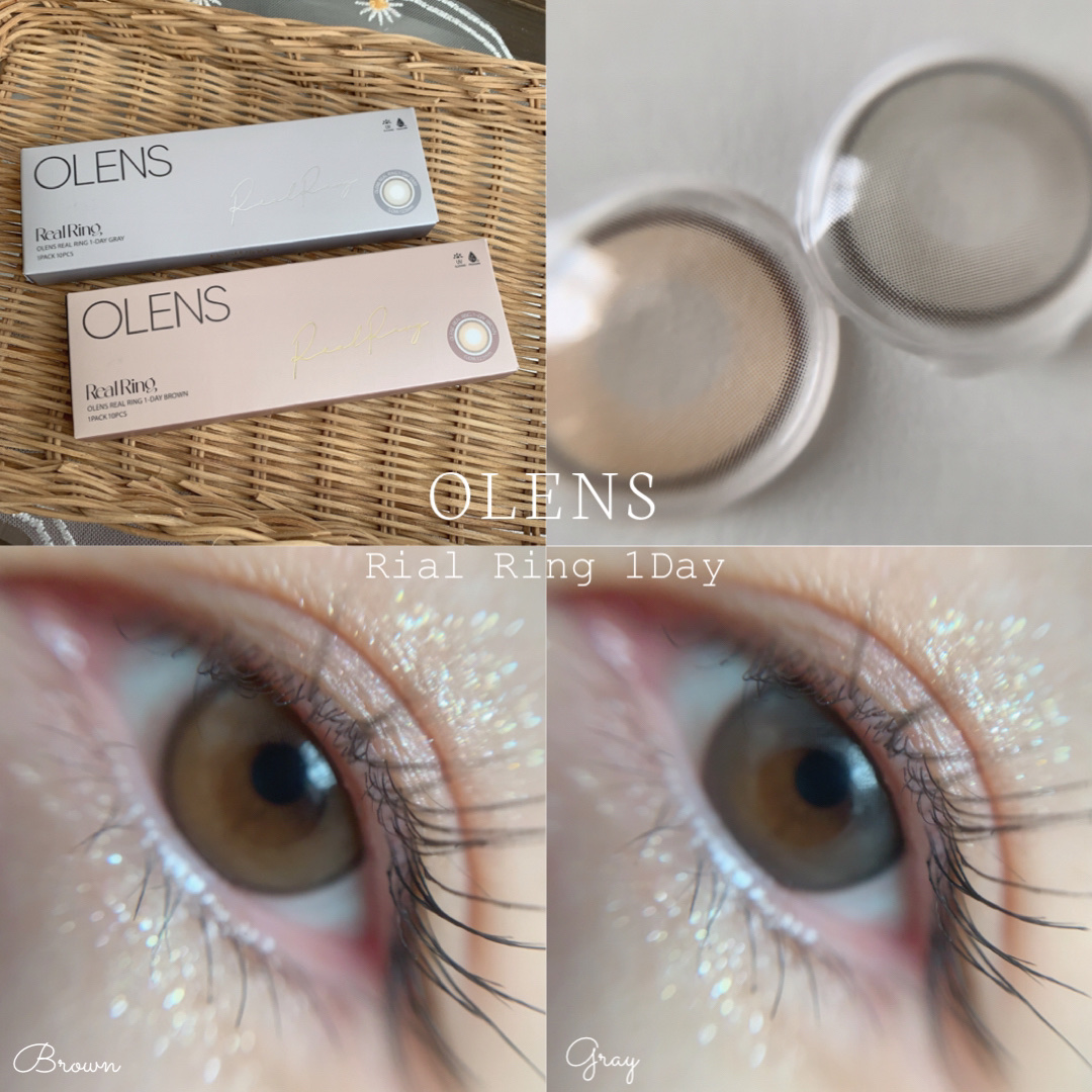 Real Ring 1day/OLENS/ワンデー（１DAY）カラコンを使ったクチコミ（1枚目）