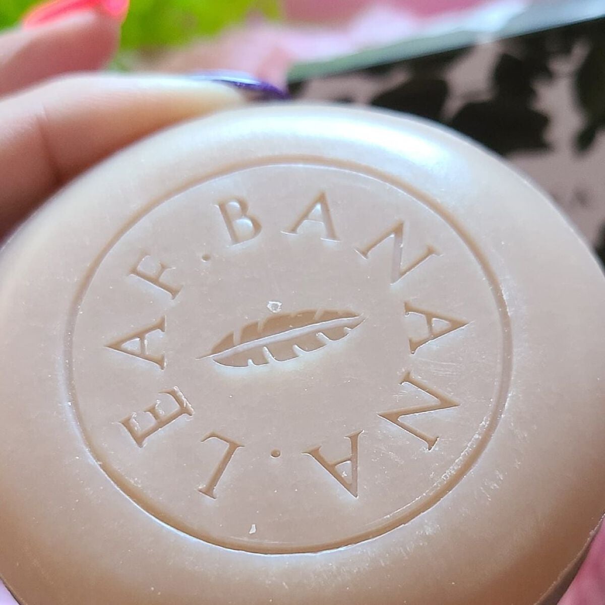 ニキビ&体臭ケアせっけん BANANA LEAF(バナナリーフ) /BANANA LEAF/ボディ石鹸を使ったクチコミ(6枚目)