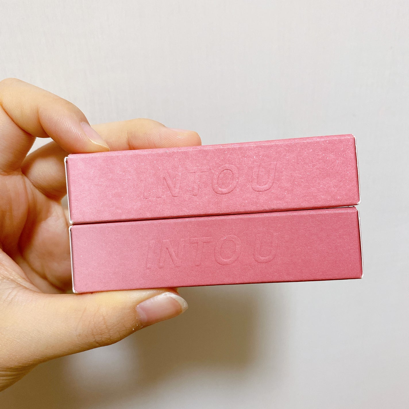 コンデンスフォグリップマット/INTO U/口紅を使ったクチコミ(5枚目)