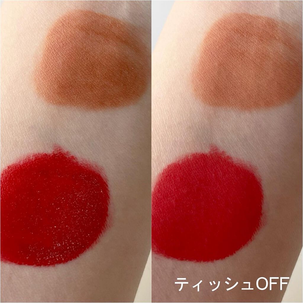 オールタイム ムード ベルベットティント サマータイムエディション 9AM 浜辺に足跡が1歩2歩〈ベージュコーラル〉/saat insight/リップティントを使ったクチコミ（2枚目）