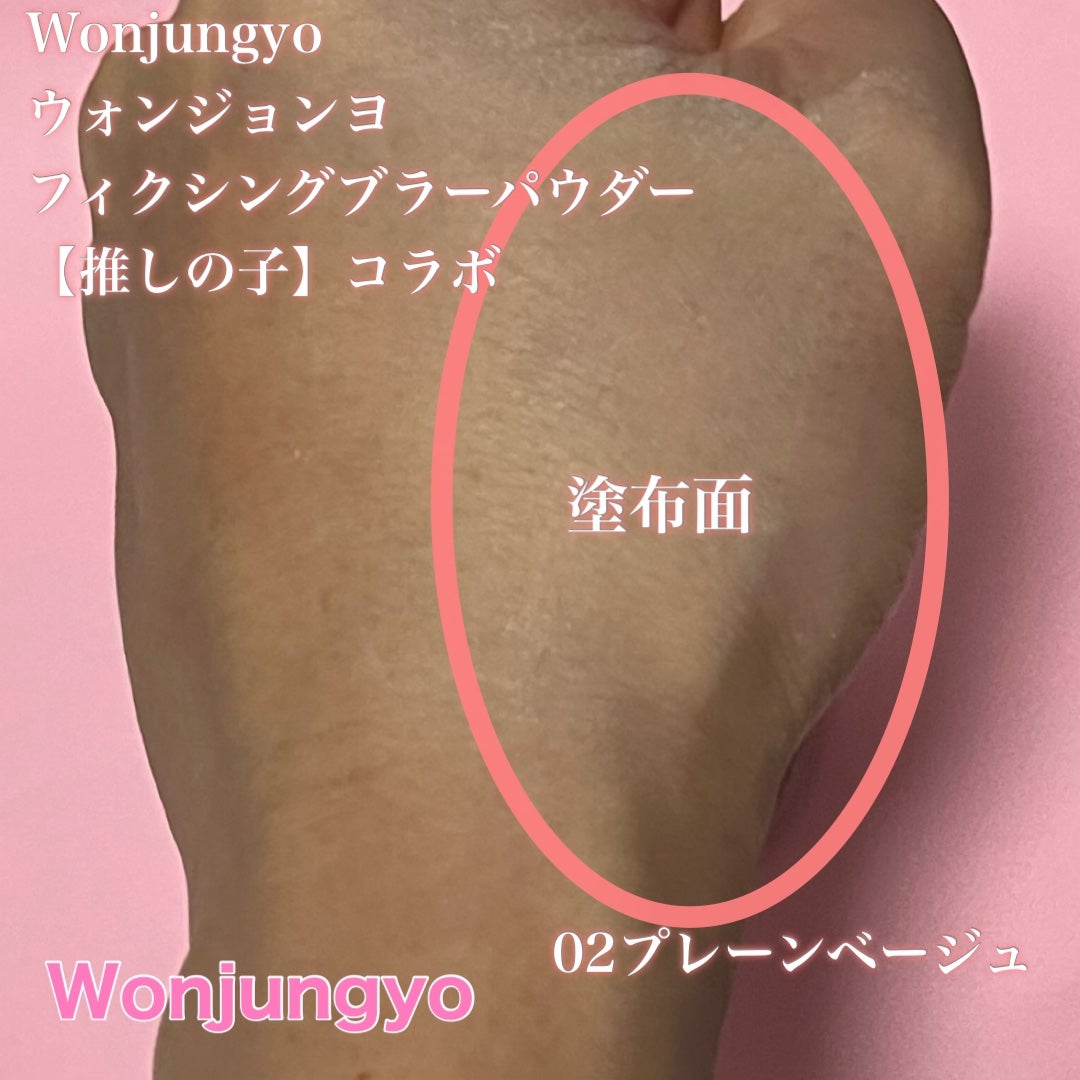 ウォンジョンヨ フィクシングブラーパウダー N/Wonjungyo/ルースパウダーを使ったクチコミ(5枚目)