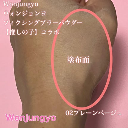 ウォンジョンヨ フィクシングブラーパウダー N/Wonjungyo/ルースパウダーを使ったクチコミ(5枚目)