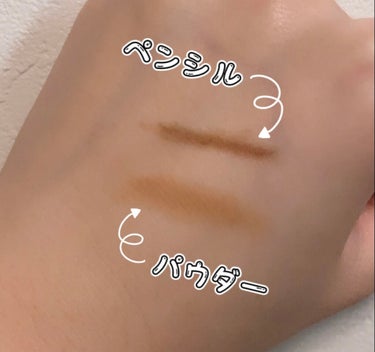 UR GLAM　3WAY EYEBROW PENCIL（3WAYアイブロウペンシル） ピンクブラウン/U R GLAM/アイブロウペンシルを使ったクチコミ（3枚目）