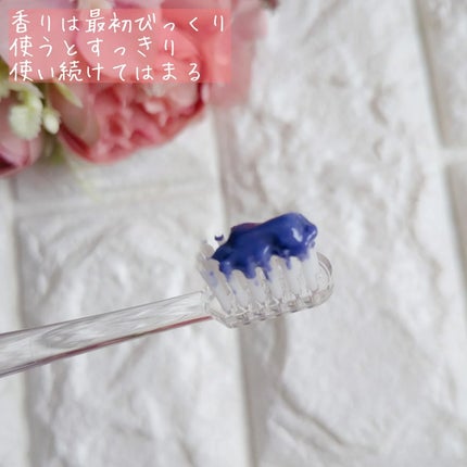 ホワイトパープル歯みがき ピーチフローラルミントの香り/EUTHYMOL/歯磨き粉を使ったクチコミ(3枚目)